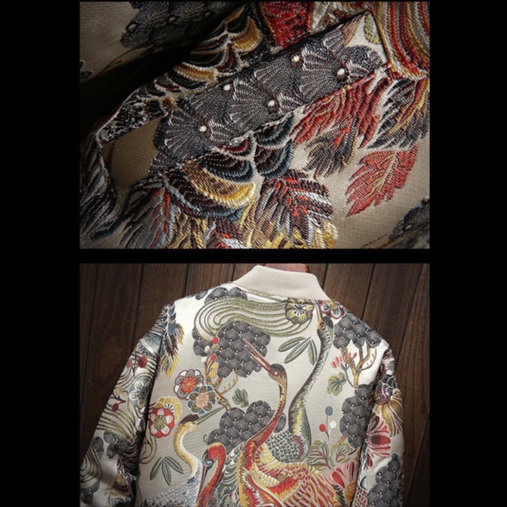 New Japanese Embroidery Men Jacket - Picture 5 of 5